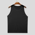thumbnail image 3 of INCERUN Mens Round Neck Sleeveless Tank Tops Summer Casual Sport Gym Slim Fit Blouse Vest T Shirt, 3 of 4