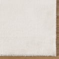 thumbnail image 5 of Cadence Tonee Shag Solid Color Cream Area Rug, 8x10, 5 of 8