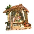 thumbnail image 1 of DOLITY Christmas Nativity Snow Globe Lighted Musical Box for Festival Bedroom Party coconut trees, 1 of 9