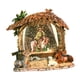 thumbnail image 1 of Bola de nieve navideña con caja musical, escena de Natividad iluminada, adorno de escritorio, decoración navideña para oficina, fiestas, hogar y cocoteros, 1 of 8
