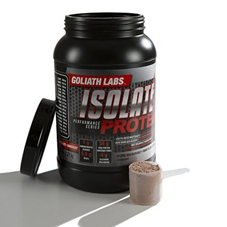 Goliath Labs Isoler Muscle Protein - 100% de protéines de lactosérum à froid Filtré - Rapid acides aminés Livraison - Chocolat - 5 Baignoire Pound, 68 Portions