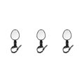 thumbnail image 2 of QualitChoice Bike Mirror Handy Installation Rearview Lens Left and Right Craftsmanship Smooth Surface Riding Fittings Rear Mirrors Acrylic Mirror Face 3Set, 2 of 6