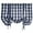 Blue 60x120cm, variant on Buffalo Check Tie Up Curtain Tie Up Curtains for Windows Gingham Tie Up Shades Red 60x120cm