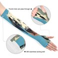 thumbnail image 3 of ALAZA Dog on Blue UV Sun Protection Arm Sleeves UPF 50+ Compression Cooling Sleeve 1 Pair, 3 of 7