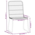 thumbnail image 4 of vidaXL 3 Piece Garden Dining Set Oak, 4 of 4