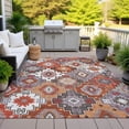 thumbnail image 4 of Dalyn Rugs Machine Washable Indoor/Outdoor Chantille ACN2123 Paprika 2'6" x 3'10" Rug, 4 of 9