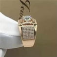 thumbnail image 5 of K-KED Elegant Yellow Gold Filled Rings Cubic Zirconia Women Delicate Jewelry Gifts Size 6-11-10-#7, 5 of 6