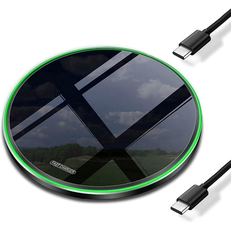 20W Fast Wireless Charger Pad with USB-C for Samsung Galaxy S25/S24/S23/S22/Note 20/Buds/Buds + Pixel 8/7 Wireless Phone Charge Station Compatible with iPhone 17/16/15/14/13/SE/X/AirPods etc 20W Fast Wireless Charger Pad with USB-C for Samsung Galaxy S25/S24/S23/S22/Note 20/Buds/Buds + Pixel 8/7 Wireless Phone Charge Station Compatible with iPhone 17/16/15/14/13/SE/X/AirPods etc