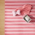 thumbnail image 2 of Mainstays Kids Tufted Pink Stripe Washable Area Rug, 4' x 6', 2 of 6