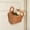 06#Brown, variant on Fmxomd Wicker Hanging Basket for Organizing, Home Front Door, Mail, Flowers - Woven Wall Baskets for Storage, 8.25x8.25x4.7, (1Pack)