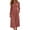 Pink, variant on Women's Long Sleeve Casual Fall Dresses Crew-Neck Swing Party Dress with Pockets 2026 Gray M