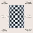 thumbnail image 3 of JONATHAN Y WASHABLE 9 x 12 Area Rug, Ainsley Cottage Checkerboard Washable - Dark Blue/White, WSH126C-9, 3 of 7