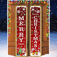 thumbnail image 4 of Christmas Porch Banners Merry Christmas Sign, Outdoor Xmas Decor for Front Porch Door Decorations and Holiday Display, 4 of 5