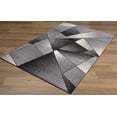 thumbnail image 7 of Rug Branch Contemporary Geometric  Grey Red Red Indoor Runner Rug - 2x20, 7 of 7
