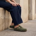 thumbnail image 5 of Cushionaire Rusty Genuine Leather Clogs for Women, Comfortable Slip On Womens Shoes with Adjustable Buckle and Soft Memory Foam, 5 of 20
