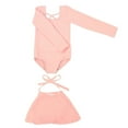 thumbnail image 4 of Gyratedream Toddler Girls Long Sleeve Ballet Leotards Dresses Dance Skirt Gymnastic Ballerina Outfit Dress, 4 of 4