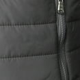 thumbnail image 7 of cocolona Mens Solid Hooded Puffer Jacket Winter Long Sleeve Zipper Warm Casual Down Jacket Coat with Pocket, 7 of 7