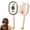Beige, variant on New Electric Spray Air Cushion Massage Comb,  Self Cleaning Brush with Water Spray