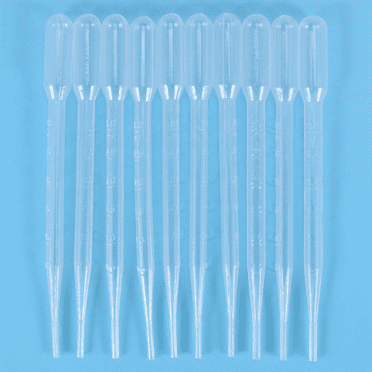 40pcs 3ML Disposable Plastic Eye Dropper Set Transfer Graduated Pipettes