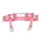 thumbnail image 1 of Sonducket Mujeres Sexy elástico cuero pierna anillo liguero Punk corazón remache muslo anillo Punk Goth cuero arnés ajustable Ropa, zapatos y accesorios Miscelánea rosa 30〜50cm, 1 of 5