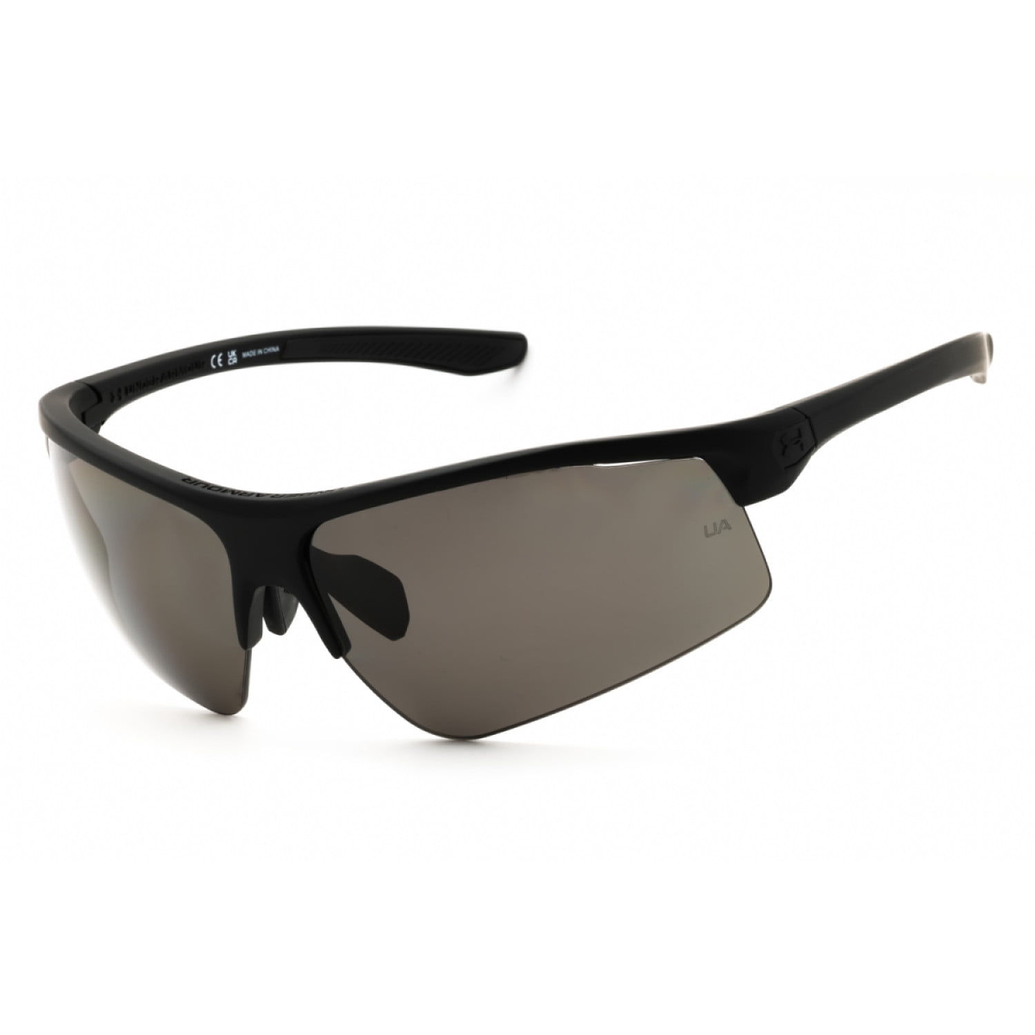 Under Armour UA 0001/G/S 0807 QI Men's Black Plastic Sunglasses