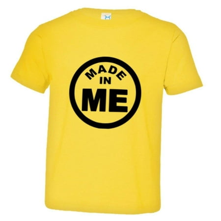 

PleaseMeTees™ Toddler From Born Made In Maine Me Logo Label Tag HQ Tee
