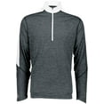 thumbnail image 3 of Holloway M Youth Electrify 1/2 Zip Pullover Graphite Heather/White 222642, 3 of 7