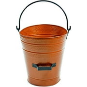 Minuteman Steel 18" Coal Hod/Pellet Bucket Antique Copper, Hod with Dual Handles and Insulated Base - Antique Copper Finish, 17"x18" - Ideal for Pellet Stove Feeding and Ash Removal