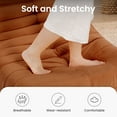 thumbnail image 3 of Vesgantti Fireside Chair, Lazy Floor Sofa Couch, Corner Bean Bag Chair for Adults, Tatami Sofa, Soft Suede Lazy Sofa for Living Room Bedroom Salon Office, 3 of 8