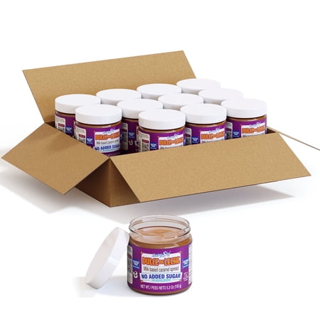 DairySky Dulce de Leche No Added Sugar – 5.3 oz 12-Pack Milk-Based Caramel Made with Real Milk Gluten-Free Contains Milk Perfect for Desserts