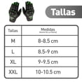 thumbnail image 2 of Guantes hanylish Negro Verde con Sensores Táctiles para Motociclista, Antideslizantes y Cómodos para, 2 of 7