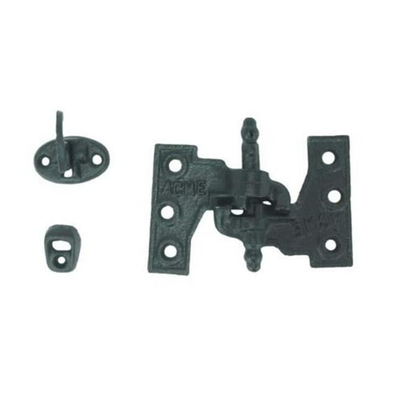 John Wright 088374PCR 2 in. Alp Tgic Black Powder Hinge Set