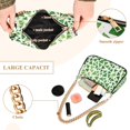 thumbnail image 2 of FORMRS Womens Shoulder Bag with Chain Strap Clutch Purse Cute Tote Handbag, Green Dot Triangles Pattern, 2 of 7