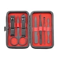 thumbnail image 2 of Nail Clipper Manicure Set, Professional 7 in 1 Stainless Steel Pedicure Kit With Black PU Leather Case, 2 of 2