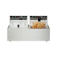 thumbnail image 4 of Happydeer Thickened Stainless Steel Fryer, 110v Commercial Desktop Double Cylinder 12L Electric Fryer For Frying Chicken Legs, Chicken Wings, French Fries, 4 of 13