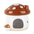 thumbnail image 1 of Casas para hámster, escondites para hámster, cerámica, interior, exterior, animales pequeños, hábitat para hámster, escondite, nido para dormir para m S Marrón, 1 of 8
