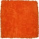 FLK-006-3147 LA Tapis Flokati Orange- Orange – image 1 sur 2