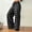 #Dark Gray, variant on DPTALR Women's Solid Color Plaid Pocket Cropped Leggings for Fitness & Casual Wear,White,Size M