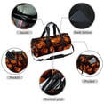 thumbnail image 2 of Pumpkin Travel Tote, Yoga Bag, Dance Bag, Luggage Bag - Sports Bag, Size 17.7 Inches. Interior Zipper Pocket. Large Capacity, 2 of 6