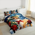 thumbnail image 3 of Castle Fairy 2-Piece Twin Bow Deer Xmas Bedding Set, 3 of 8
