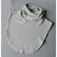 thumbnail image 2 of Camicover Fake Turtleneck Dickey Detachable Collars Half Top Wear Outer or in Sweater Hoodie High Neck Mock Collar for Women, 2 of 5
