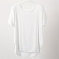 thumbnail image 3 of Birdeem T-Shirt Femme Col Rond Couleur Unie Manches Courtes Ample, 3 of 10