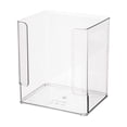 thumbnail image 4 of Archivador de revistas, organizador de libros de escritorio, caja de almacenamiento de libros transparente, vitrina apilable para sobres, hogar,, 4 of 9