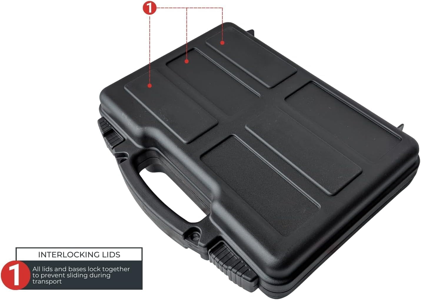 12" Hard Rifle Case with Pick and Pluck Foam - Waterproof TSA Approved Gun Storage - Neon Green