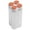 Orange, variant on Food Grains Storage Box with Lid Sealed Moisture Proof Rice Buckets