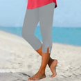 thumbnail image 2 of BUIGTTKLOP Capri Leggings for Women Seamless High Waisted Leggings for Gym Yoga Workout Stretchy Dailywear Tights, 2 of 6