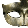 thumbnail image 4 of Xfvqtps Masquerade Mask for Men Half Face Retro Rome Mask Ball Mask Celebrations Party Accessory Gold, 4 of 4