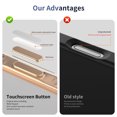thumbnail image 2 of Decase Shockproof Clear Case with 360° Ring Stand Magnetic for iPhone 16,Anti-Fingerprint,Military Drop Protection,Compatible with Mag-Safe,Soft Edge Translucent Slim Phone Case,Gold, 2 of 10