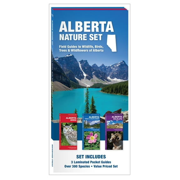 Nature Observation North America Alberta Nature Set: Field Guides to Wildlife, Birds, Trees & Wildflowers of Alberta, (Paperback)