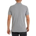 thumbnail image 3 of ellesse polo de hombre MONTURA - piqué, manga corta, cuello de punto plano, logotipo Gris M (Medium), 3 of 4